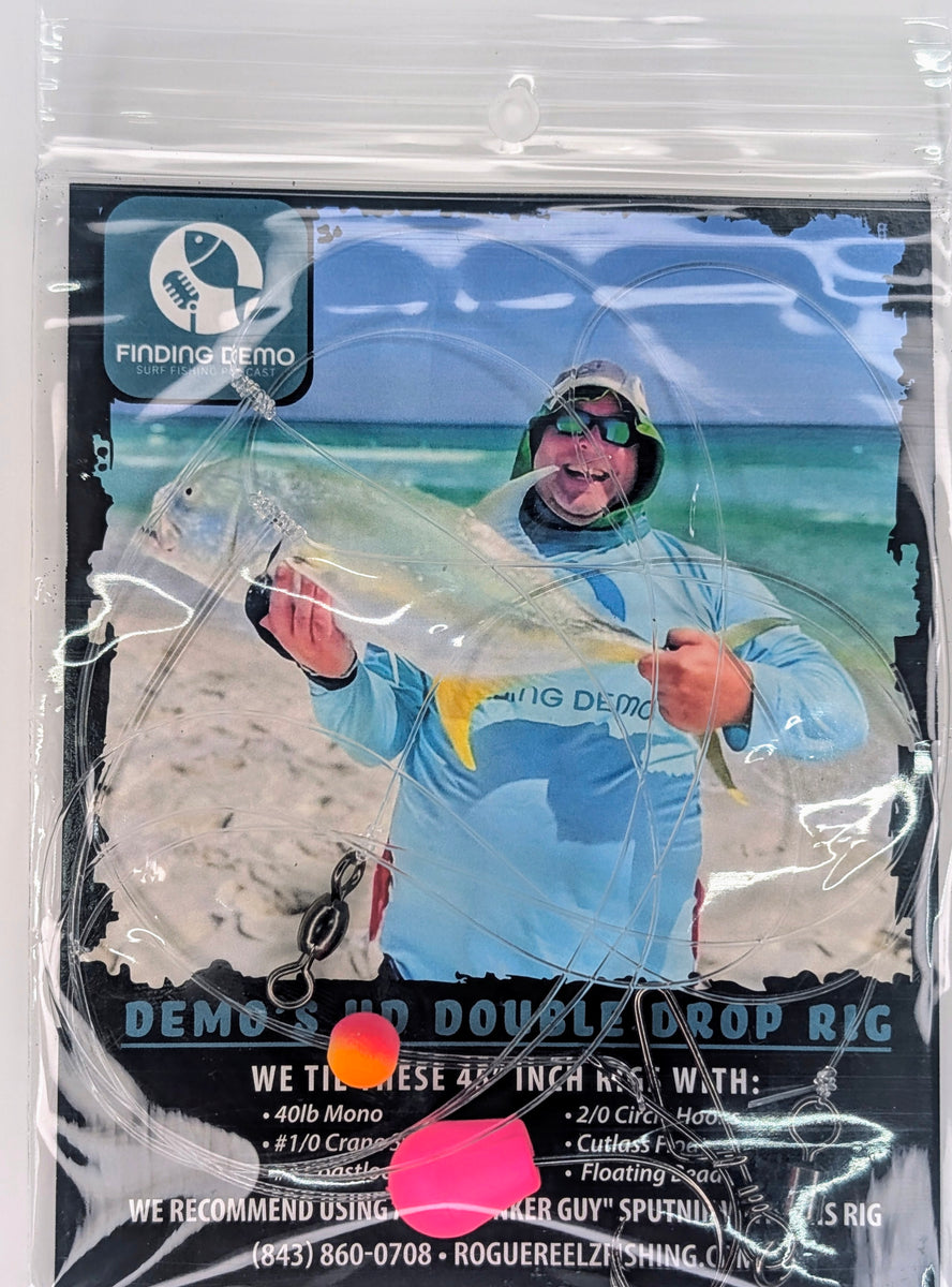 Demo's HD Double Drop Surf Rig (Pink)
