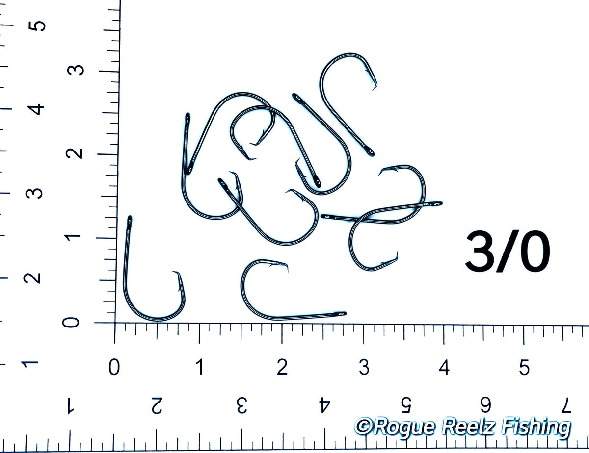 3/0 Circle Hooks (10 pack) – Rogue Reelz Fishing LLC