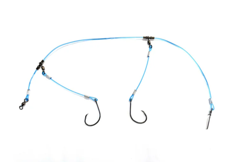 AFW Double Drop Mono Rig – 20,4 Kg Monoschnur, 2 Haken #6, Schwimmer Rot/gelb, Für Brandungsangeln Auf Spot & Co. AFW Double Drop Mono Rig – 20,4 Kg Monoschnur, 2 Haken #6, Schwimmer Rot/gelb, Für Brandungsangeln Auf Spot & Co.