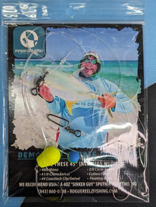 Demo's HD Double Drop Surf Rig (Yellow & Blue)