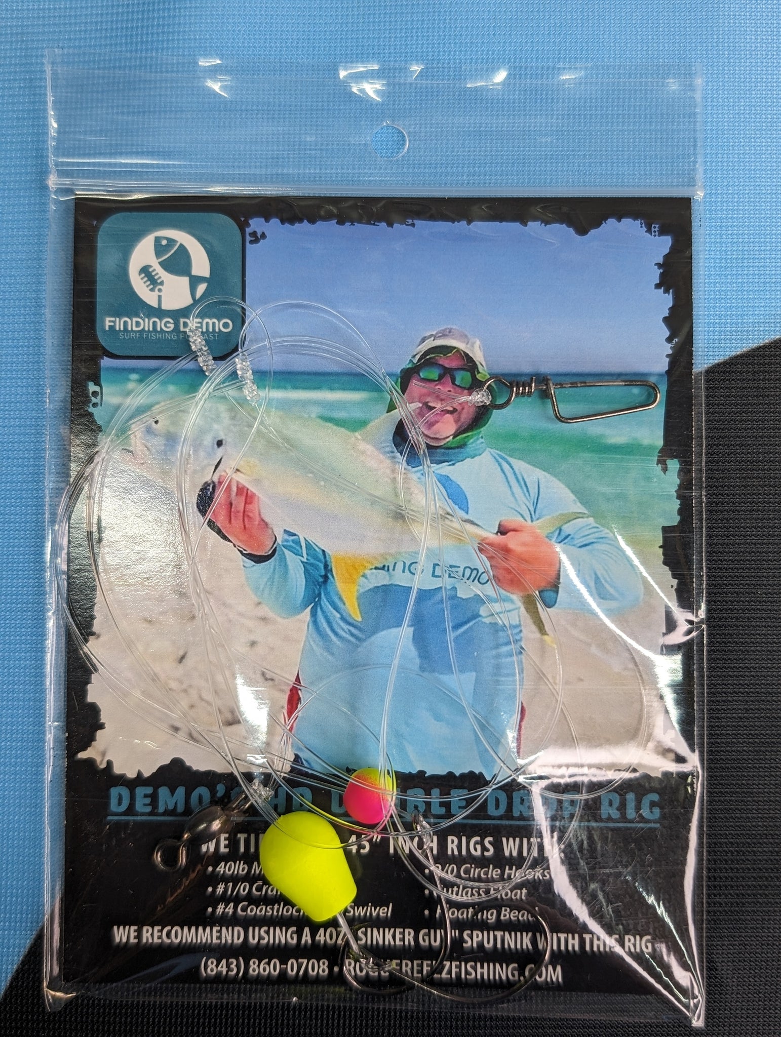 Demo's HD Double Drop Surf Rig (Yellow) – Rogue Reelz Fishing LLC