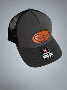 Rogue Reelz Fishing custom leather patch hats