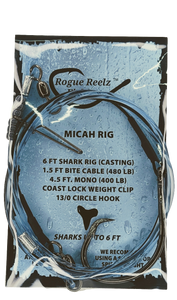 (6 Pack) Shark Rig  (The 6 ft "Micah"Rig)