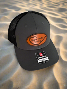 Rogue Reelz Fishing custom leather patch hats