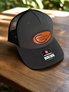 Rogue Reelz Fishing custom leather patch hats