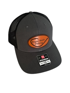 Rogue Reelz Fishing custom leather patch hats