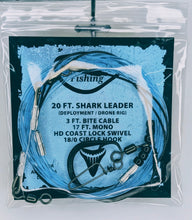 "Smitty's Surf Fishing"  Shark Rig  (500 lb Class)  20 ft Deployment/Drone Leader