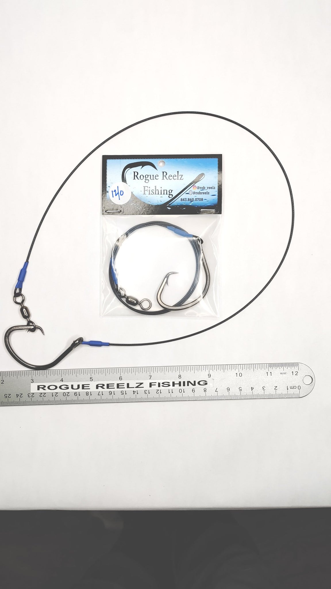 18 inch Bite Leader (13/0) Long Shank Circle Hook 18 inch Bite Leader (13/0) Long Shank Circle Hook