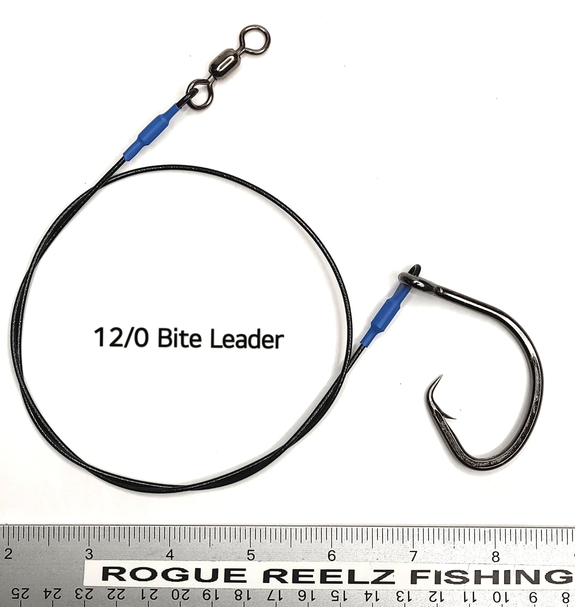 18 inch Bite Leader (13/0) Long Shank Circle Hook – Rogue Reelz Fishing LLC