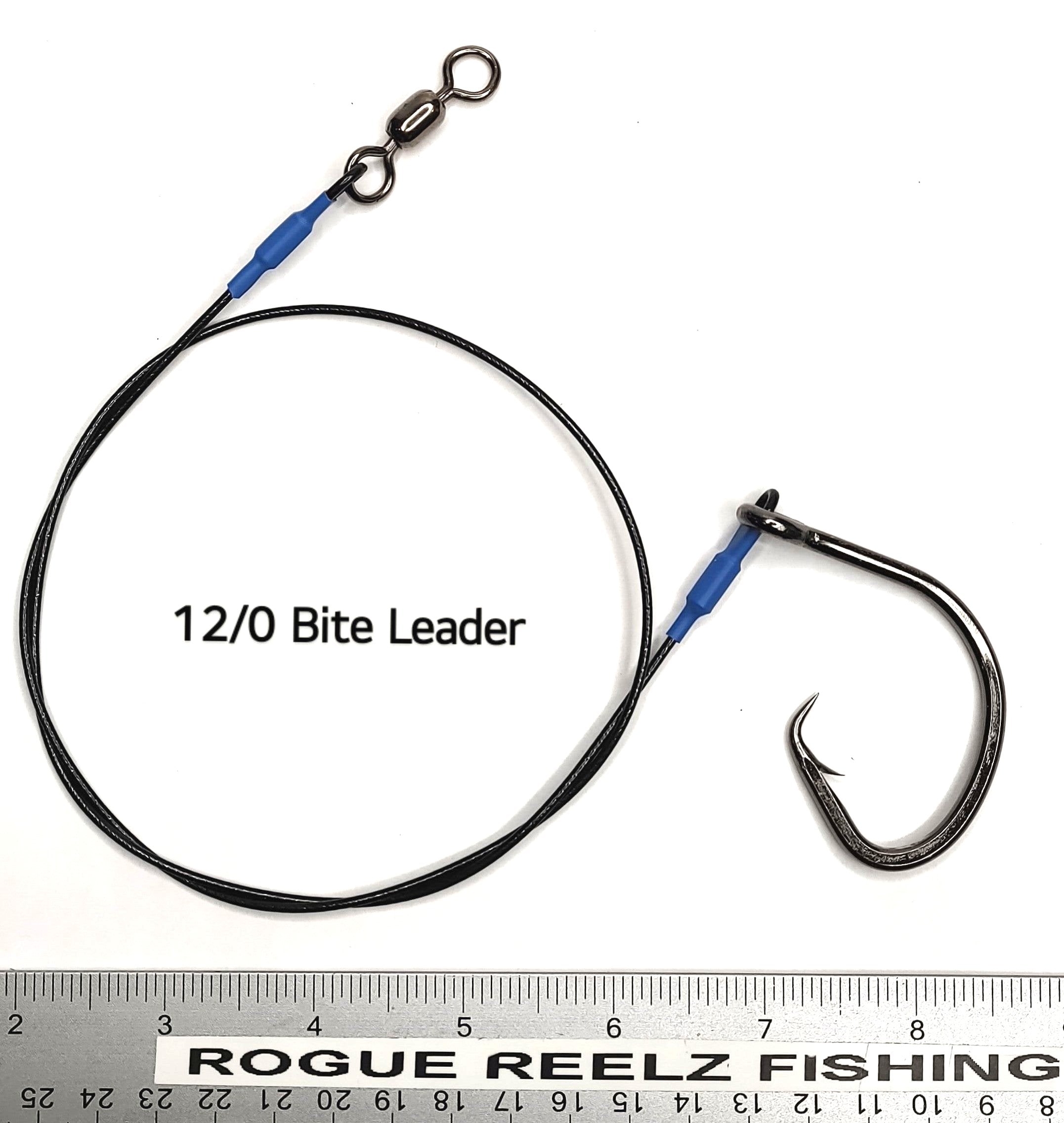 18 inch Bite Leader (13/0) Long Shank Circle Hook – Rogue Reelz Fishing LLC