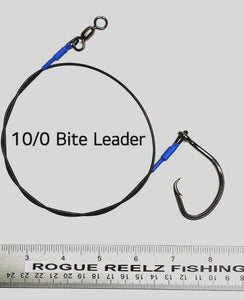2 ft Bite Leader (10/0) Sandbar Tackle Long Shank Circle Hook – Rogue Reelz  Fishing LLC