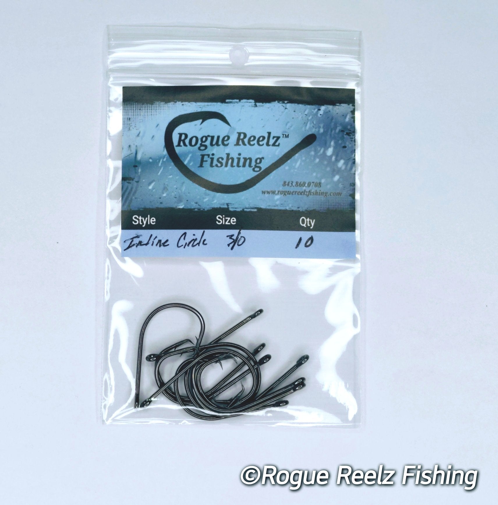 3/0 Circle Hooks (10 pack) – Rogue Reelz Fishing LLC