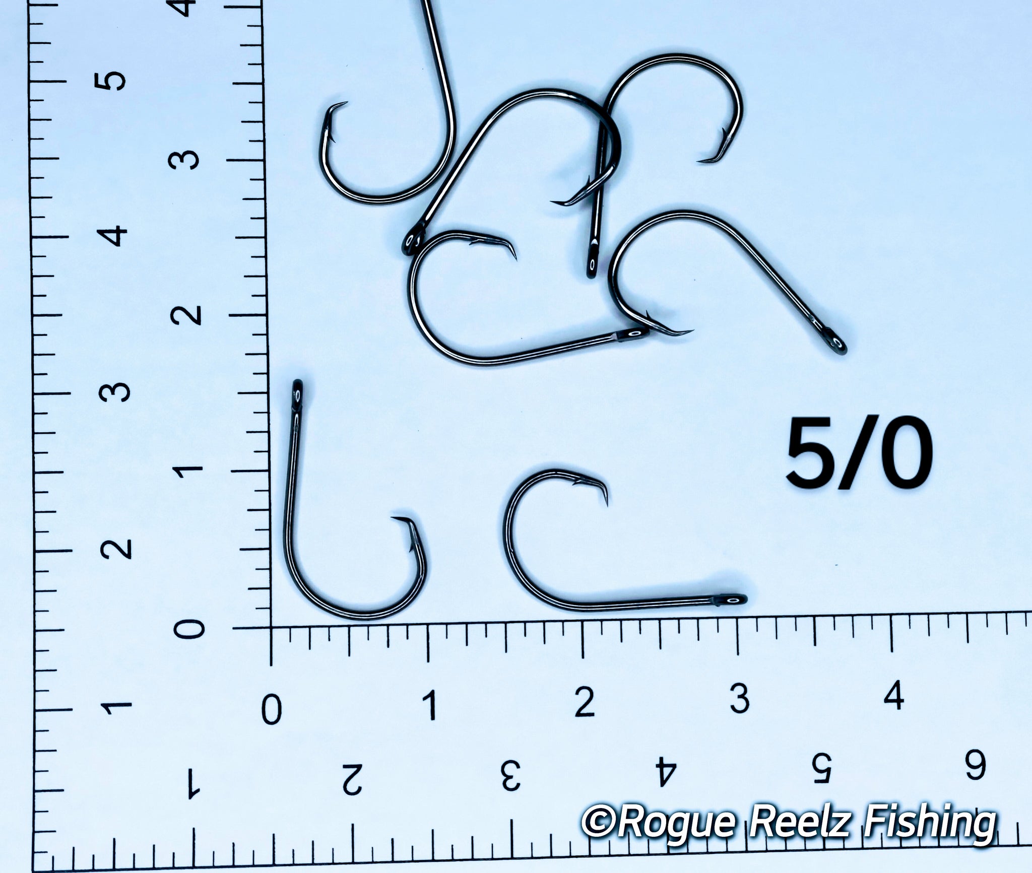 5/0 Circle Hooks (8 pack) – Rogue Reelz Fishing LLC 5/0 Circle Hooks (8 pack) – Rogue Reelz Fishing LLC