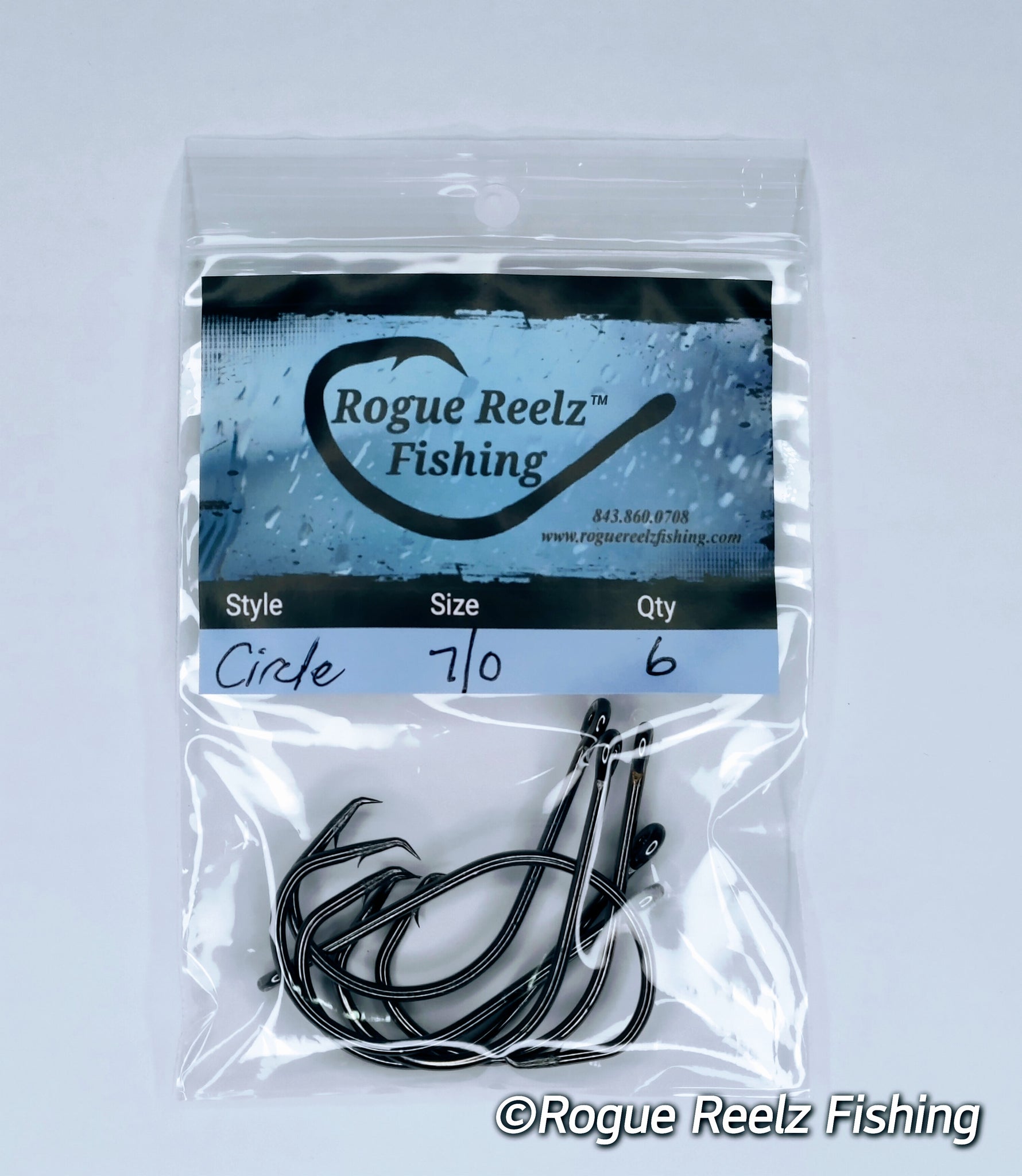 7/0 Circle Hook (6 pack) – Rogue Reelz Fishing LLC 7/0 Circle Hook (6 pack) – Rogue Reelz Fishing LLC