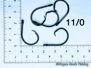 3.0 vs 4.0 fishing hook 11/0 Circle Hooks (5 pack) – Rogue Reelz Fishing LLC