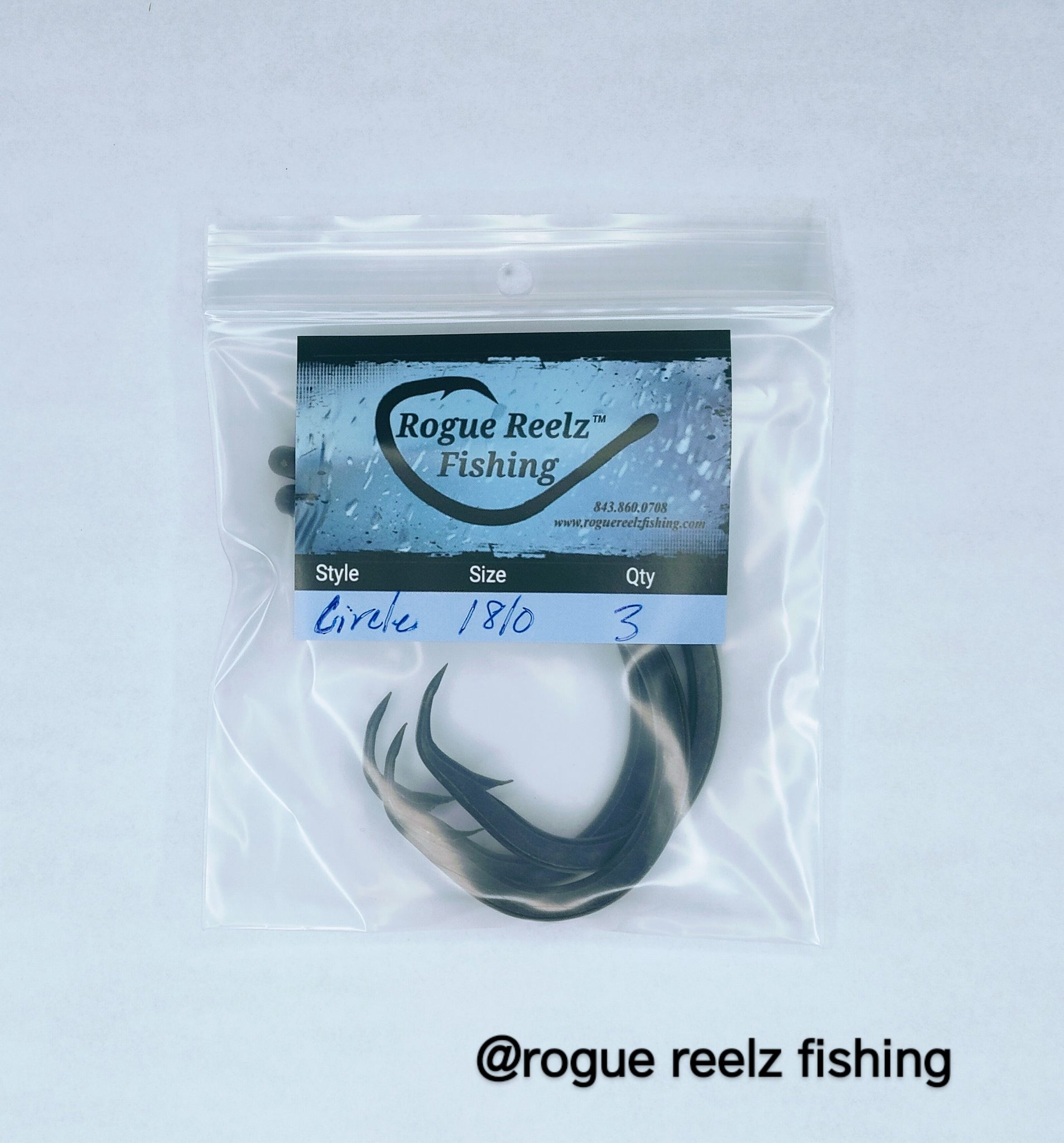 18/0 Circle Hooks (3 pack) – Rogue Reelz Fishing LLC