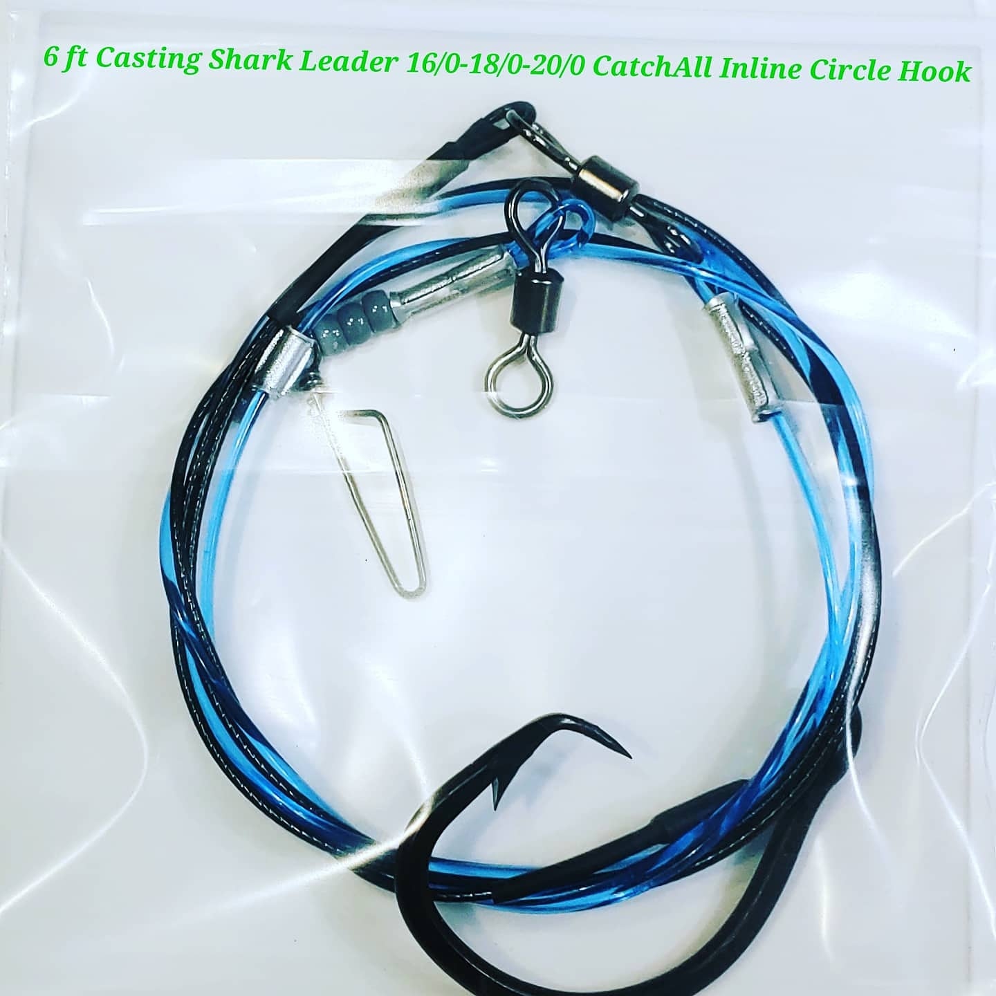 6 ft. Castable Shark Leader – Rogue Reelz Fishing LLC