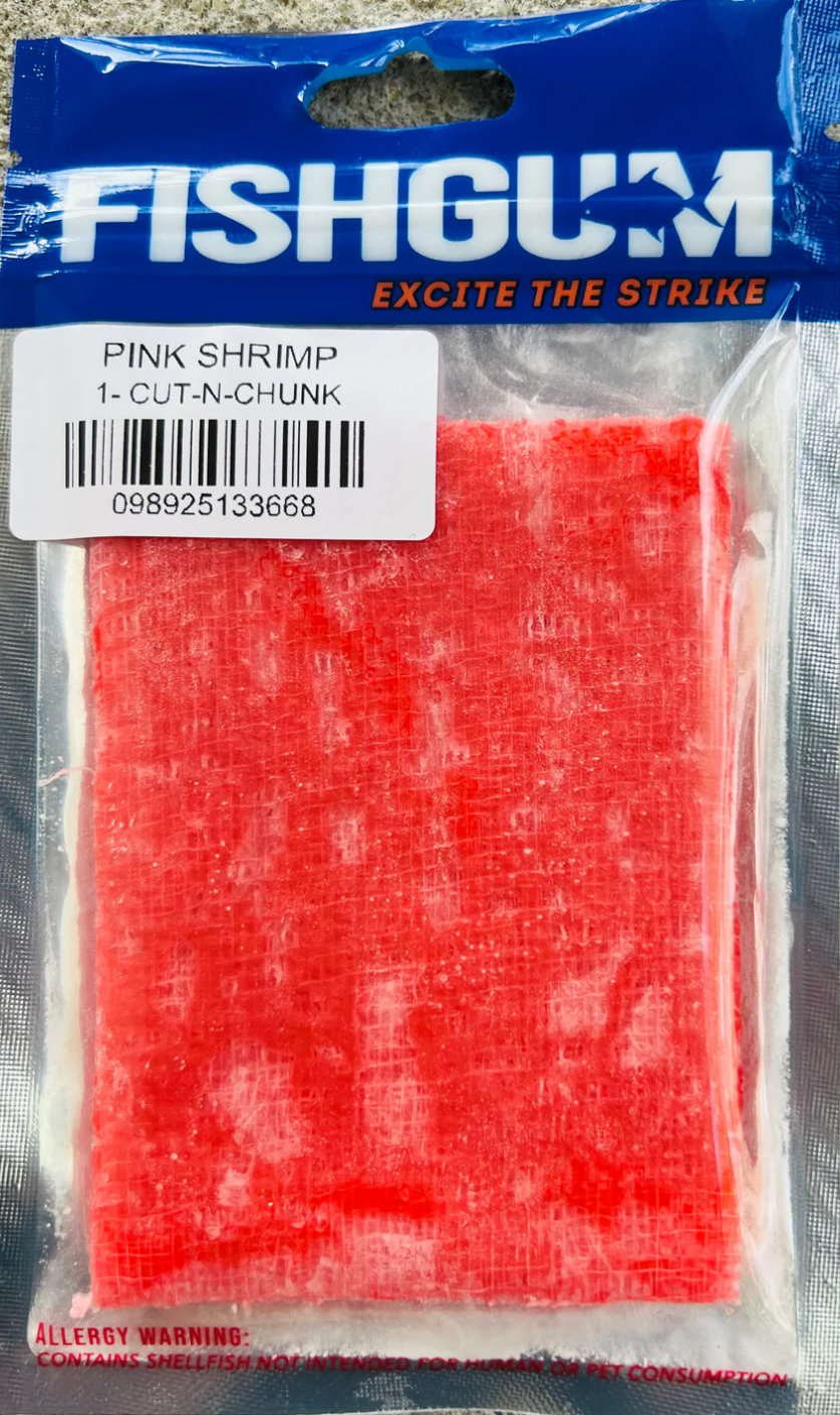 NEW!!  FISHGUM Cut-n-chunk (Pink Shrimp)